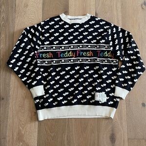 Teddy Fresh Care Bears Black Sweater Unisex Size 3xl crew
Neck pullover